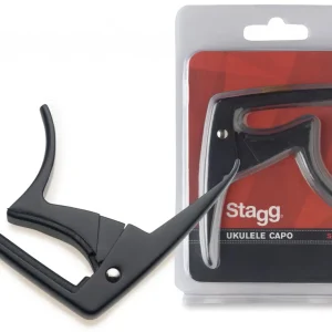 Vente Directe Stagg SCPUK BK - Capodastre Ukulele - Noir