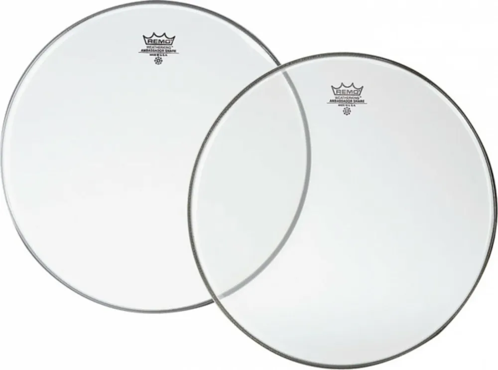 Remo SA-0114-00 Ambassador hasy transparente 14" timbre caisse claire Haute Qualité