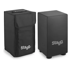 Stagg CAJ-40S BK - Petit Cajon Noir Housse -stock B Vente Flash