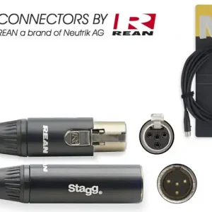 Haute Qualité DISCONTINUE Stagg 5M AUDIO minXLR4f-minXLR4m DLX