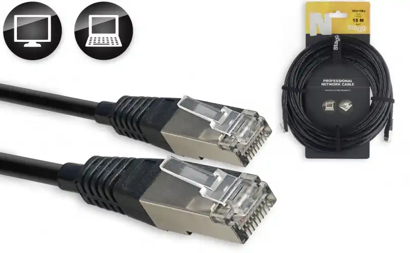 DISCONTINUE Stagg 15M RJ45-CAT6 CABLE SFTP Top Vente