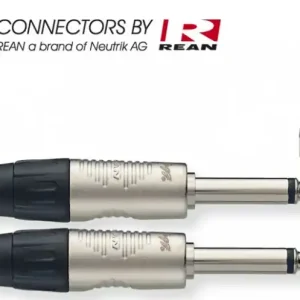 DISCONTINUE Stagg NPC090R - 6 Câbles Patch Rean Jack / Jack - 90CM Commander Vite