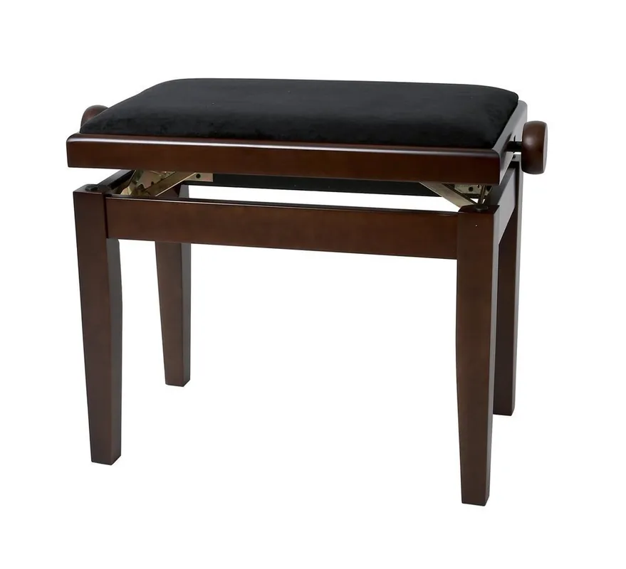 Meilleure Vente Gewa Banquette de piano noyer mat velours noir
