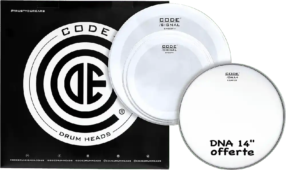 Nouvel Arrivage Code TPSIGSMOR Tom Pack - Transparente Rock 10" 12" 16" +14" DNA