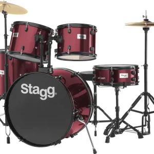 Stagg TIM122B WR - Batterie acoustique Standard 22‘‘ - Bordeaux Marque