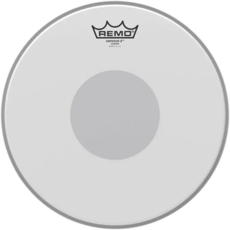 Remo BX-0112-10 Emperor X sablée 12" pour tom/ caisse claire + renfort noir sous la peau Nouvel Arrivage