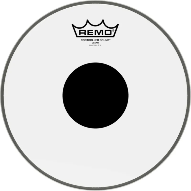 Affaire À Saisir Remo CS-0310-10 Ambassador Controled Sound transparente 10" pour tom/ caisse claire avec renfort