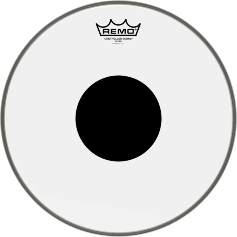 Prix Promo Remo CS-0313-10 Ambassador Controled Sound transparente 13" pour tom/ caisse claire avec renfort