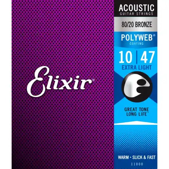Dernière Chance Elixir 11000 - acoustique polyweb xl 10-47