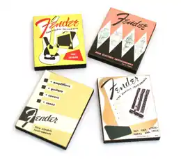 Vente Directe Fender Pack de 4 magnets