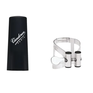 Vandoren M/O Etain LC51PP Ligature avec couvre-bec plastique pour clarinette Sib Must-Have