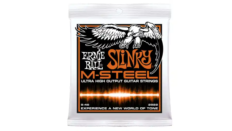 Quantité Limitée Ernie Ball 2922 Cordes guitare électriques M-Steel hybrid slinky 9-46