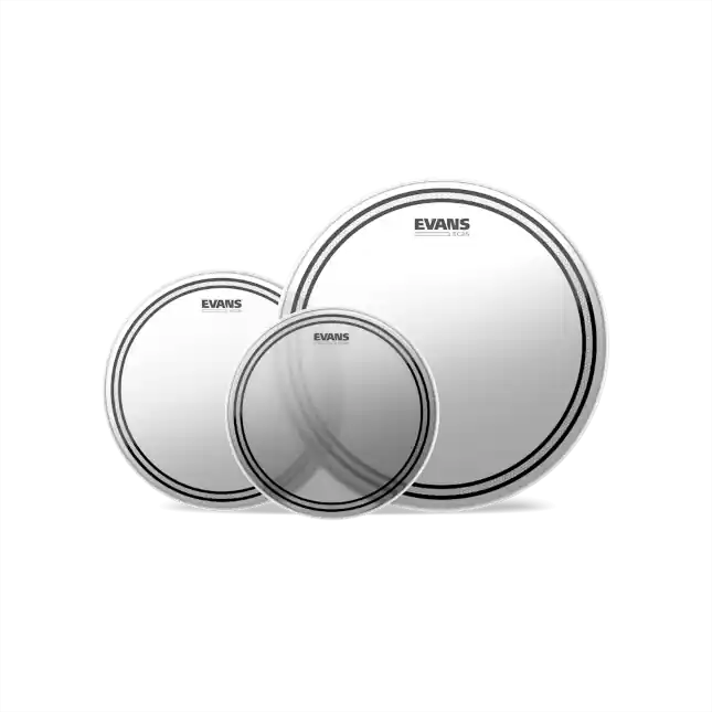 Solde Evans Packs de peaux de toms EC2 sablées, Fusion (10", 12" et 14")
