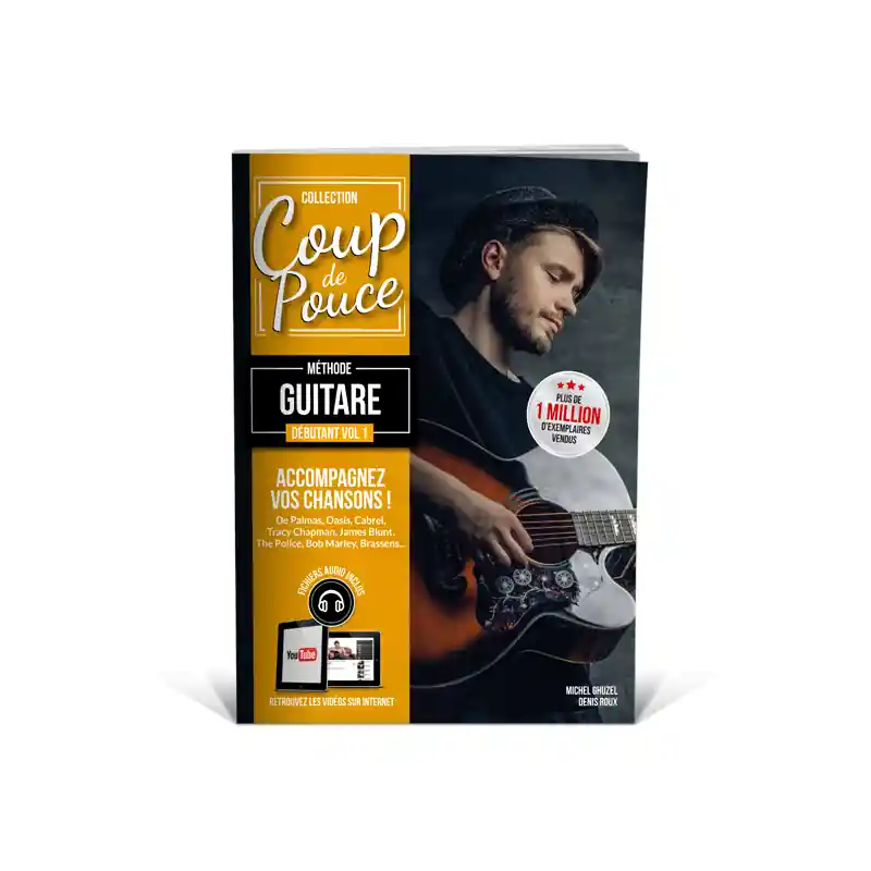 Editions Coup de pouce Coup de pouce guitare débutant volume 1 Satisfait Ou Remboursé