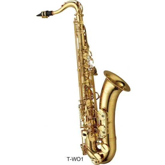 Retour Gratuit Yanagisawa T-WO1 PROFESSIONAL - Saxophone ténor laiton verni, avec étui et bec complet