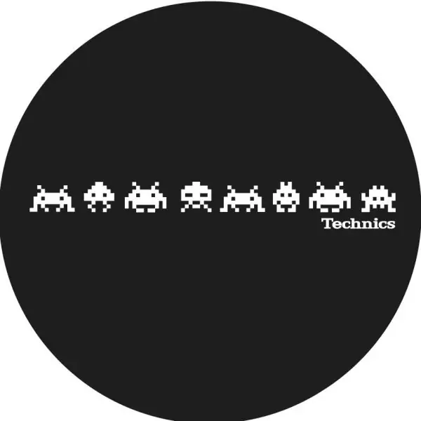 MagmaLP-Slipmat Technics Space Invaders (La paire) Dernier Modèle