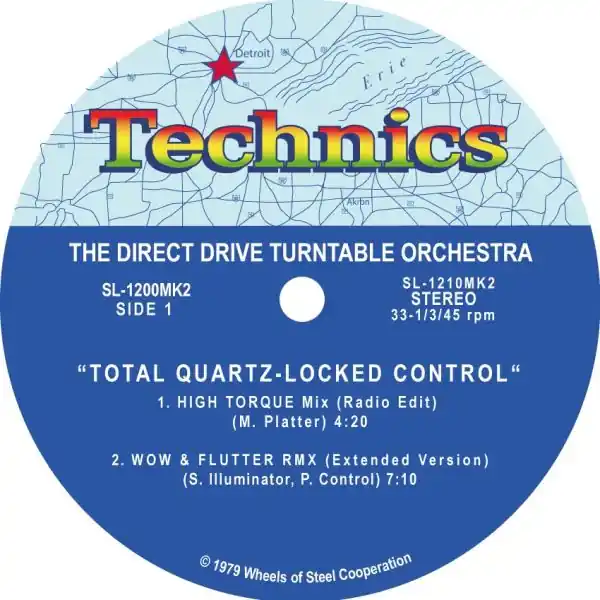 Seulement Aujourd'hui MagmaLP-Slipmat Technics Motown (La paire)