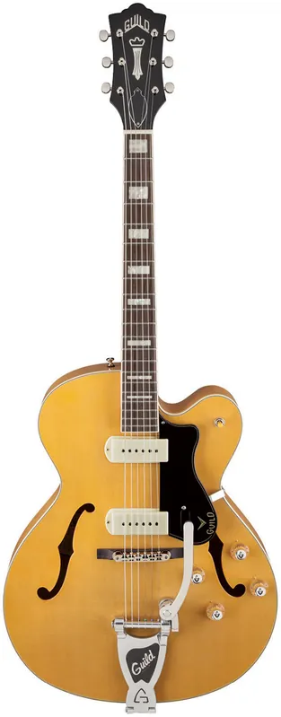 Guild X-175B Manhattan Bigsby Blonde Populaire