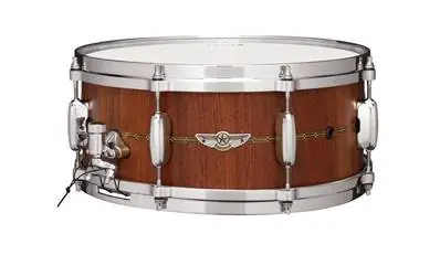 Nouveauté Tama TLM146S-OMP STAR Solid Maple 14x6 - Oiled Natural Walnut W/ Metal Insignia