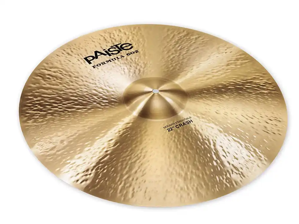 PAISTE Formula 602 Modern 22" Essentials Crash Commander Maintenant