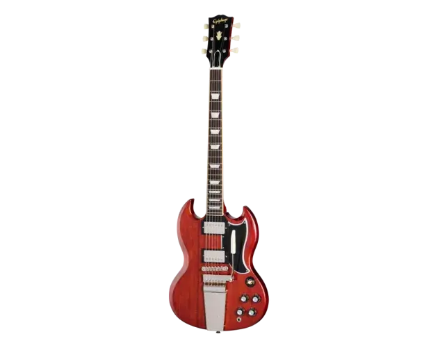 1964 SG STANDARD WITH MAESTRO VIBROLA REISSUE CHERRY RED Retour Gratuit
