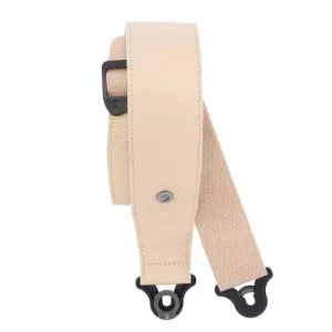 Top Vente SANGLE EN CUIR COMFORT AUTO LOCK POUR GUITARE, HAVANE