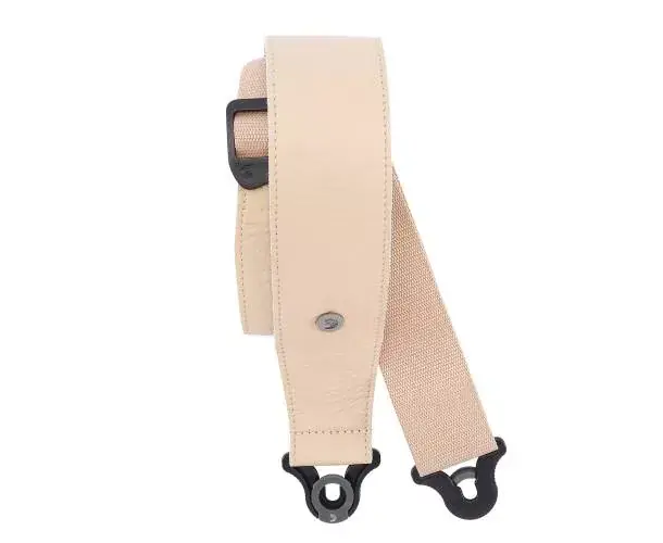 Top Vente SANGLE EN CUIR COMFORT AUTO LOCK POUR GUITARE, HAVANE