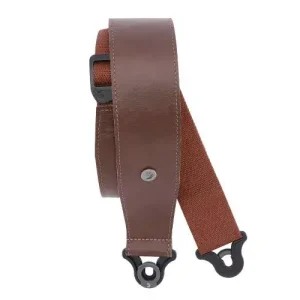 SANGLE EN CUIR COMFORT AUTO LOCK POUR GUITARE, MARRON Marque