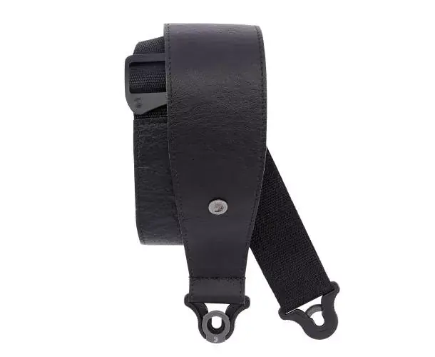 Soldes SANGLE EN CUIR COMFORT AUTO LOCK POUR GUITARE, NOIR