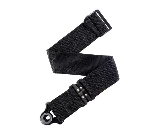 SANGLE PIVOTANTE AUTO LOCK POLYPRO POUR GUITARE, NOIR Super Prix