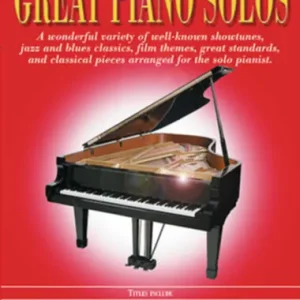 Wise Publications Great Piano Solos - The Red Book Meilleur Prix