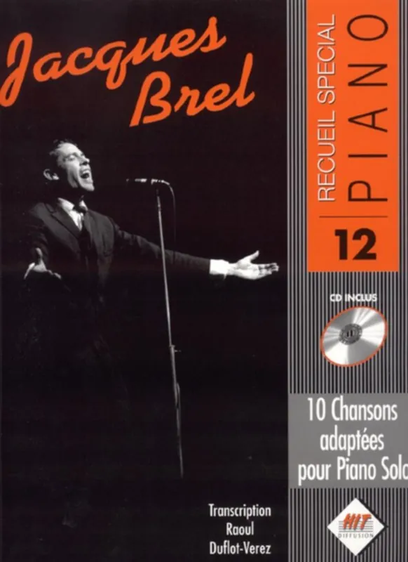 Hit Diffusion Jacques Brel - Spécial Piano n° 12 Prix Choc