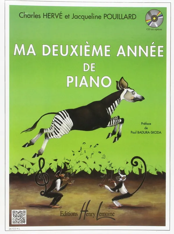Editions H. Lemoine Pouillard Ma deuxième année de piano Prix Choc