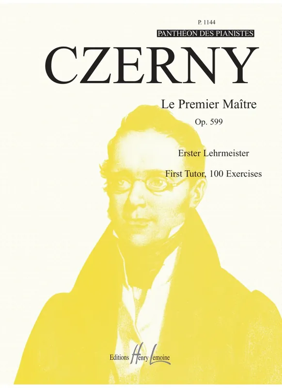 Editions H. Lemoine CZERNY LE PREMIER MAITRE OP 599 Populaire
