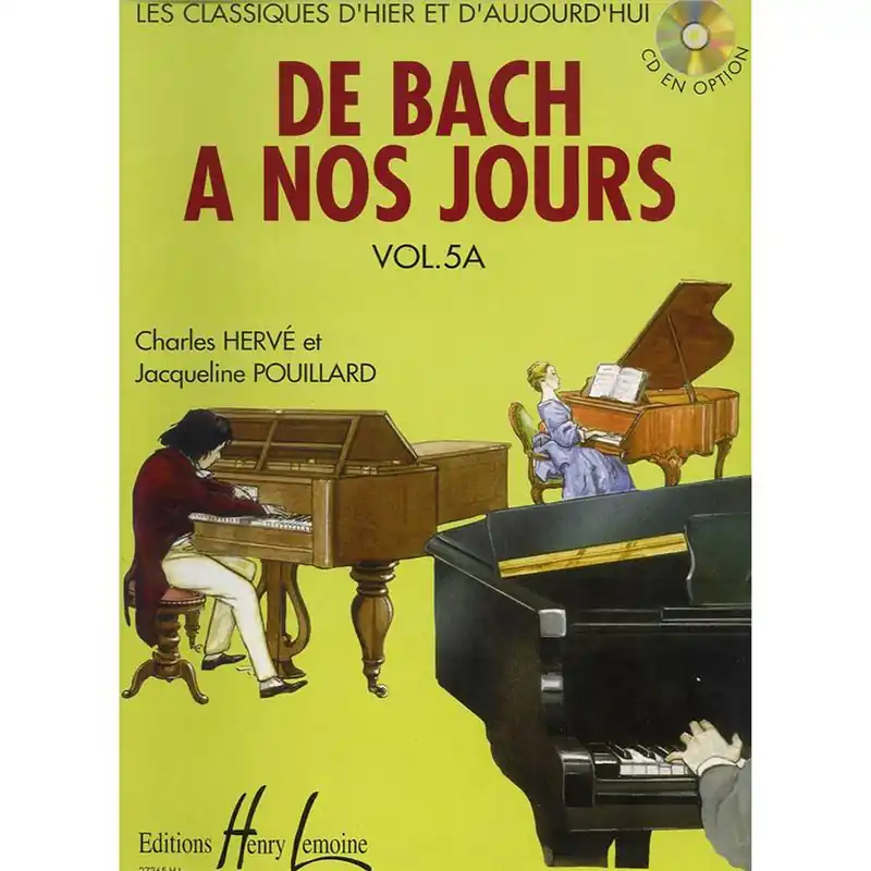 Solde Editions H. Lemoine DE BACH A NOS JOURS VOL 5A