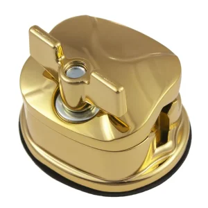SPAREDRUM Coquille Pied Tom Basse Carre "Deluxe" 50mm Gold Paiement Sécurisé