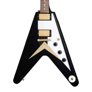 CUSTOM 1958 KORINA FLYING V REISSUE, LIGHT AGED, EBONY Bon Marché