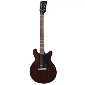 LES PAUL JUNIOR DOUBLE CUT, DARK WALNUT, EXCLUSIVE Pas Cher