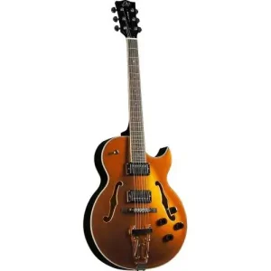 HOLLOWBODY - TYPE HOLLOWBODY JAZZ SINGLE CUT - GOLD Promotion Saisonnière