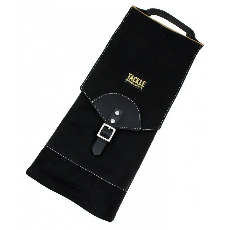 Housse Baguettes Tackle Instrument Waxed Canvas - Black Meilleur Choix