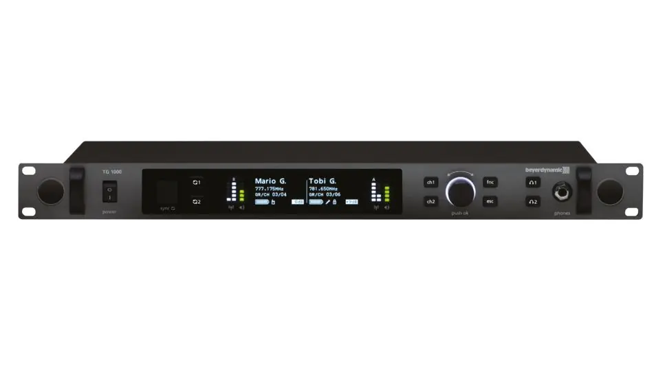 Beyerdynamic Double récepteur UHF numérique 470-789 MHz. Connexion Ethernet et DANTE Acheter En Ligne