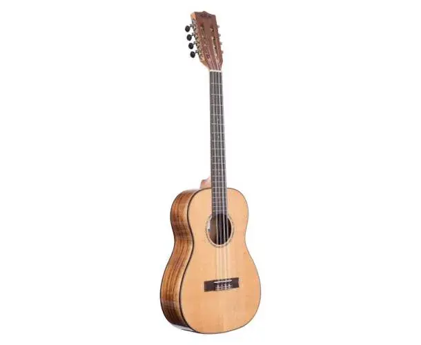 Nouvelle Collection KA-SCAC-B8_W/BAG SOLID CEDAR ACACIA BARITON 8 CORDES LIVRE AVEC HOUSSE