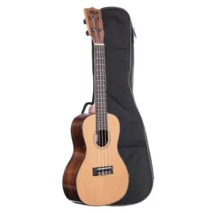 Prix Choc KA-SCAC-C_W/BAG SOLID CEDAR TOP ACACIA CONCERT LIVRE AVEC HOUSSE