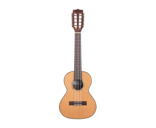 Expédition Rapide KA-SCAC-T8_W/BAG SOLID CEDAR TOP ACACIA TENOR 8 CORDES LIVRE AVEC HOUSSE