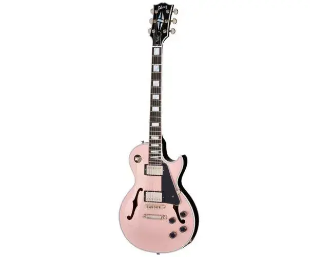 CUSTOM LES PAUL CUSTOM WITH F-HOLES, LIGHT AGED, CHAMPAGNE SPARKLE Prix Choc