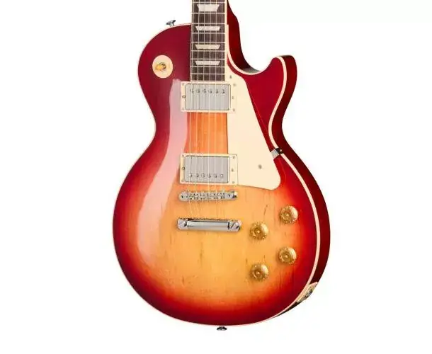 LES PAUL STANDARD 50S PLAIN TOP, DARK CHERRY SUNBURST, EXCLUSIVE Dernier Modèle