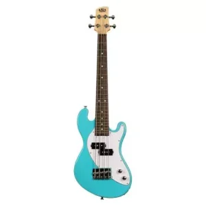 Achetez Aujourd'hui UBASS-SB-BL-FS SOLID BODY U-BASS 4 CORDES LIVRE AVEC HOUSSE - SURF BLUE