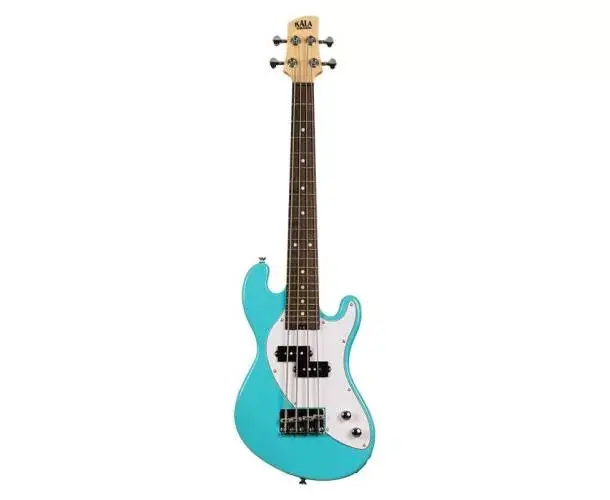 Achetez Aujourd'hui UBASS-SB-BL-FS SOLID BODY U-BASS 4 CORDES LIVRE AVEC HOUSSE - SURF BLUE