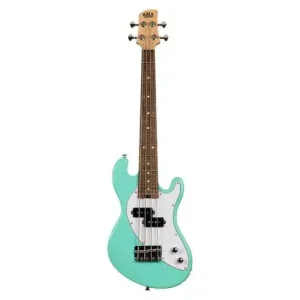 Promotion UBASS-SB-GN-FS SOLID BODY U-BASS 4 CORDES LIVRE AVEC HOUSSE - SURF GREEN