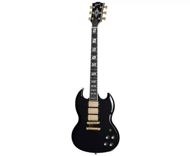 Prix Bas SG SUPREME, EBONY, 3-PICKUP, EXCLUSIVE